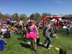 I was very popular during the race, thanks to my awesome race outfit.