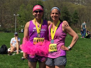 Alysen and I post-race, so you know this ends well!