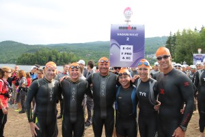 The Ironman Executive Challenge group, in Wave 2 with the Female Pros